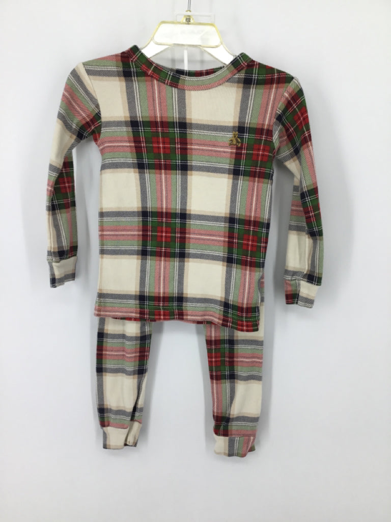 Baby Gap Child Size 2 Red Plaid Pajamas - boys