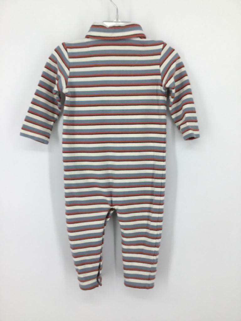 Me & Henry Child Size 12-18 Months Blue Stripe Outfit - boys