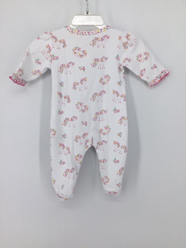 Kissy Kissy Child Size 0-3 Months White Sleepers
