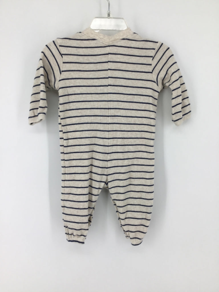 Old Navy Child Size 3-6 Months Tan Stripe Outfit - boys