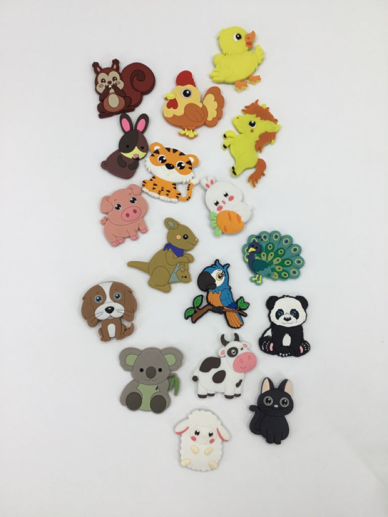 Cartoon Animal Magnets - 17 pcs