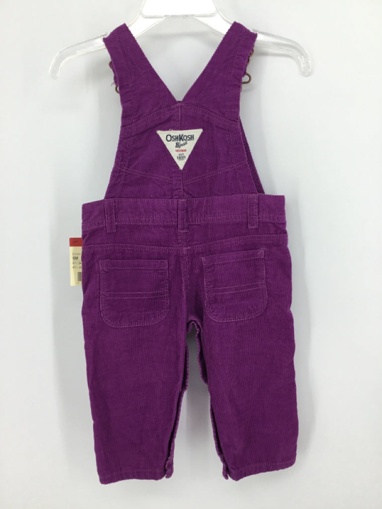 OshKosh B'gosh Child Size 6 Months Purple Overalls - girls
