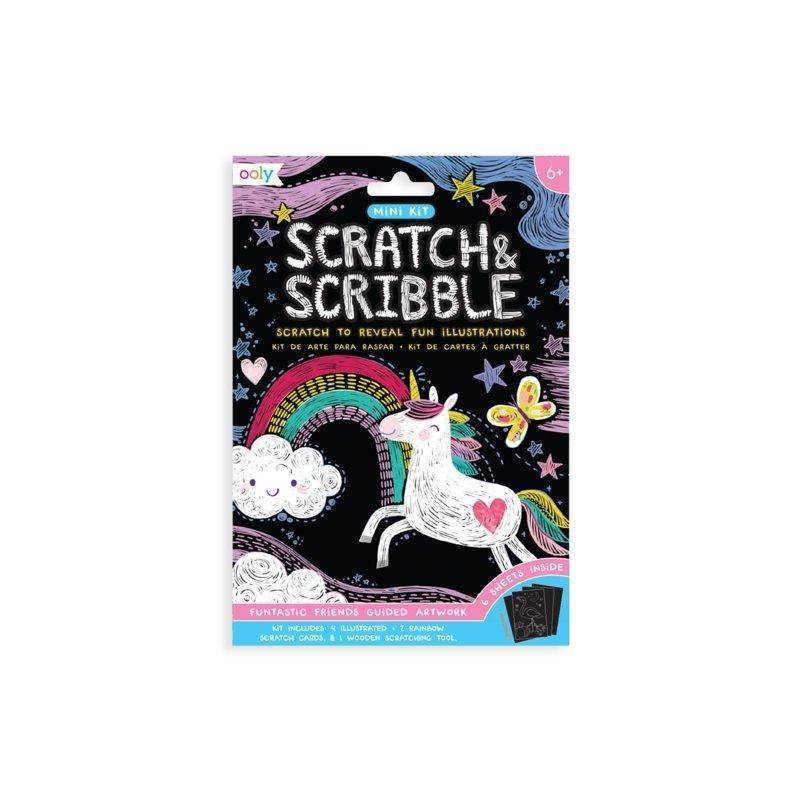 Ooly Funtastic Friends Scratch and Scribble Art Kits