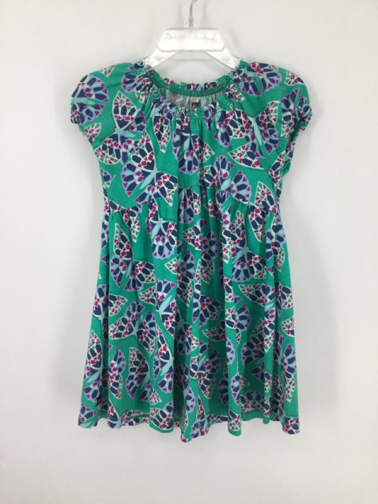 Tea Child Size 4 Green Dress - girls