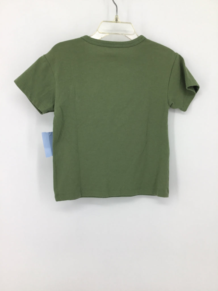 Cat & Jack Child Size 2 Green Solid T-shirt - boys