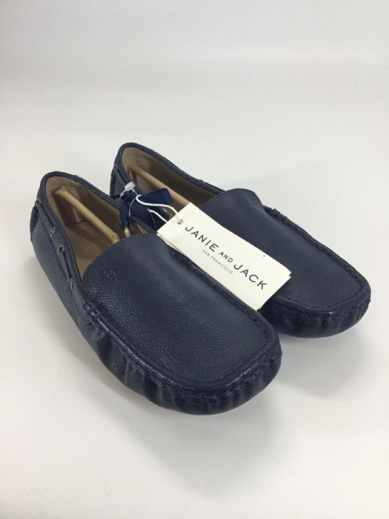 Janie and Jack Child Size 5 Youth Navy Dress Shoes