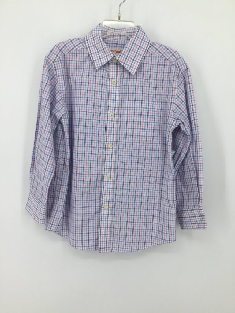 Cat & Jack Child Size 4 Multi-Color Checkered Shirt - boys