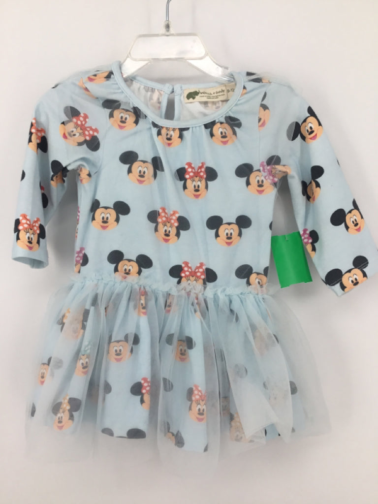 Monica + Andy Child Size 9-12 Months Blue Dress - girls