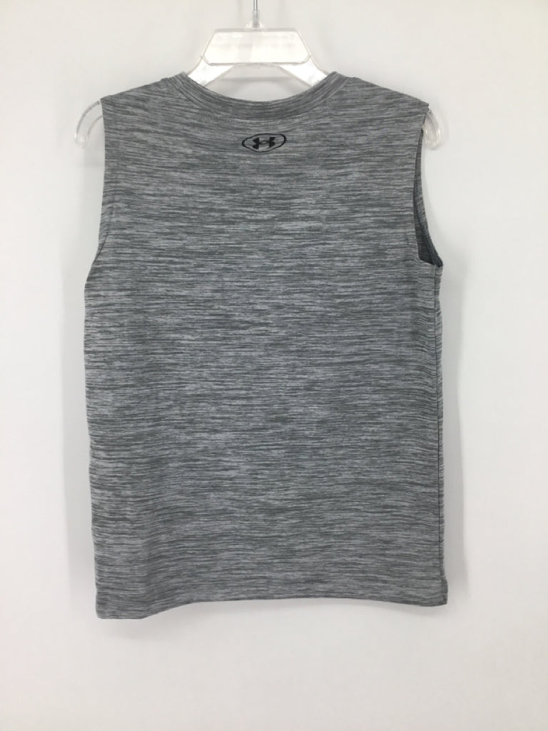 Under Armour Child Size 5 Gray screen printed Tank top - boys