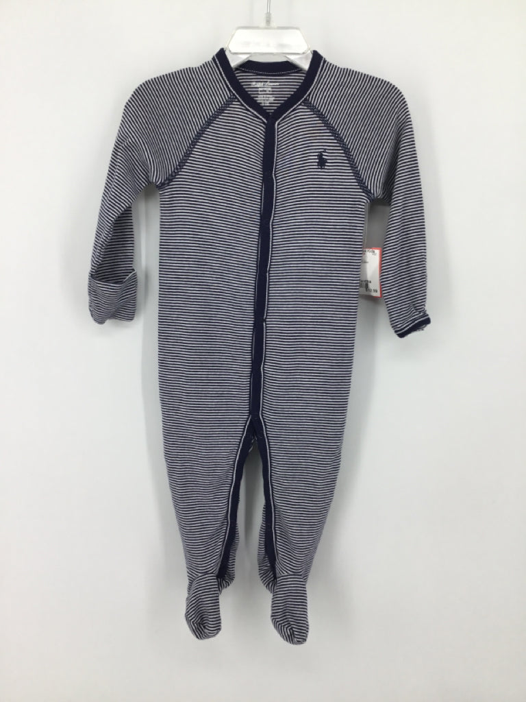 Ralph Lauren Child Size 9 Months Navy Sleepers