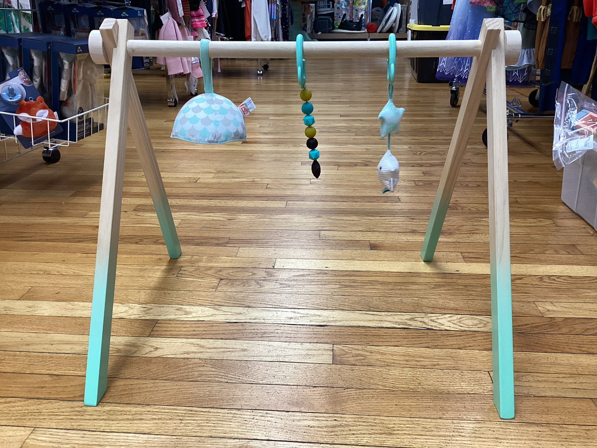 B Toys Wooden Baby Play Gym