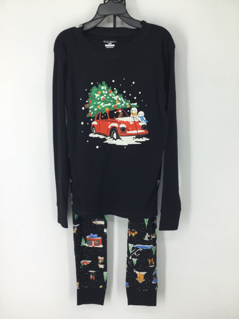 Old Navy Child Size 10 Black Christmas Pajamas