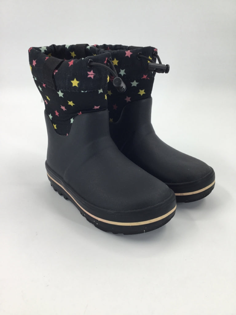 Cat & Jack Child Size 11 Black Rain/Snow Boots