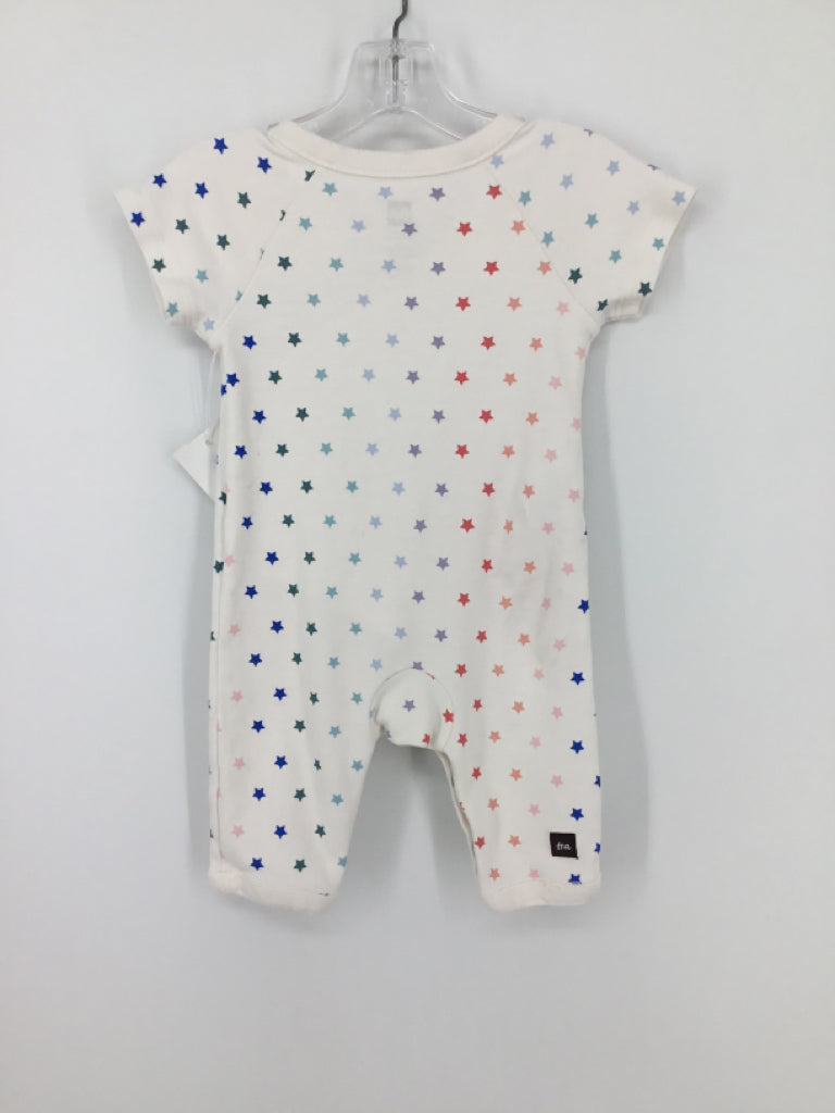 Tea Child Size 0-3 Months White Stars & Stripes Outfit