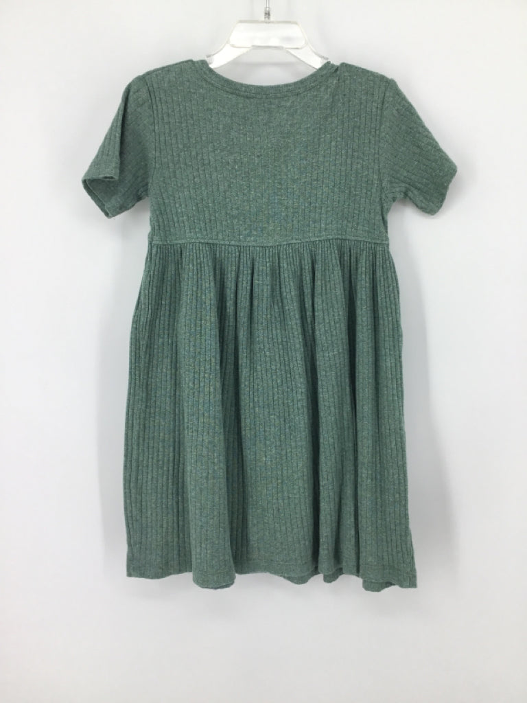 Kate Quinn Organics Child Size 5 Green Dress - girls