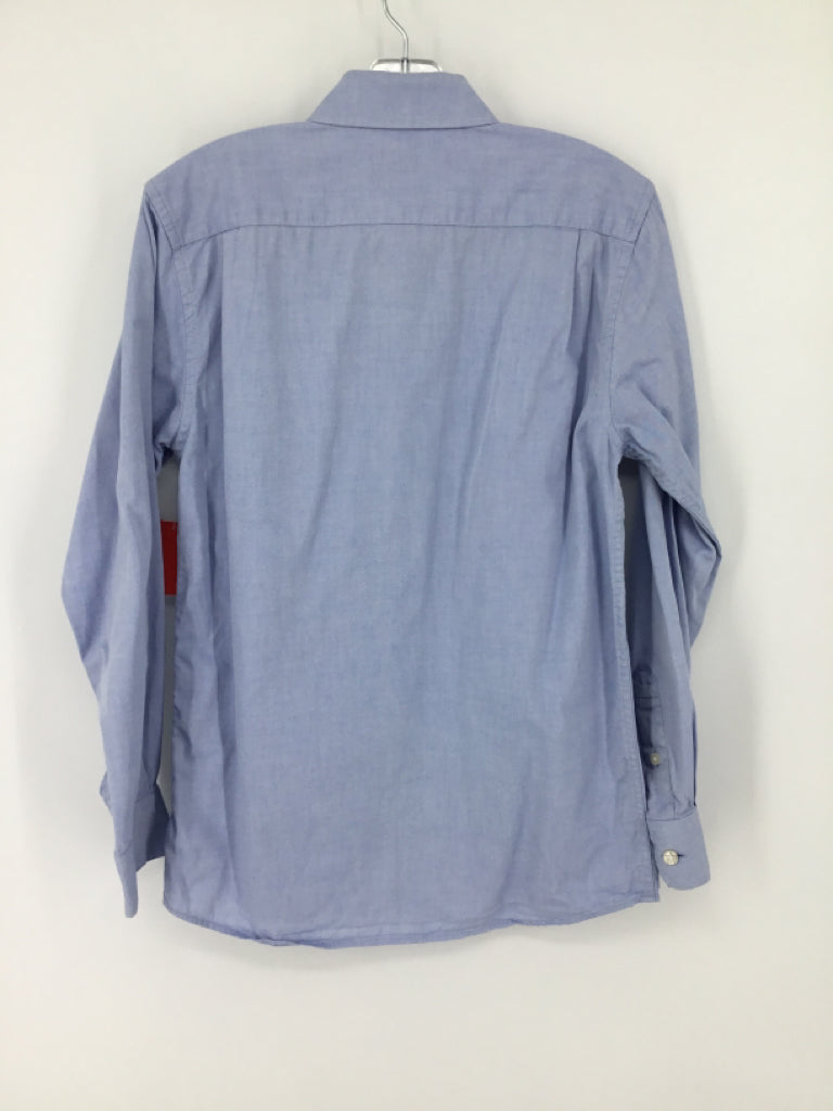 Nordstrom Child Size 12 Blue Solid Shirt - boys
