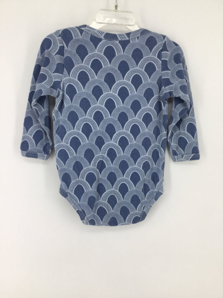 Kate Quinn Organics Child Size 18-24 Months Blue Onesie