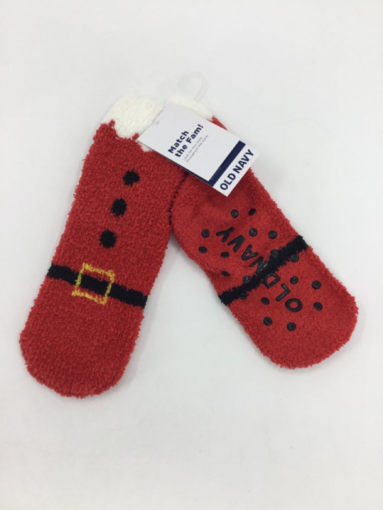 Old Navy Child Size One Size Red Christmas Socks
