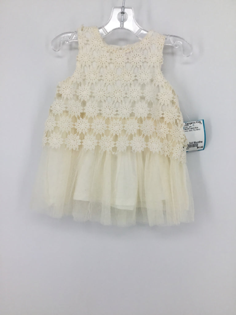 Nanette Lepore Girls Child Size 3-6 Months Ivory Dress - girls