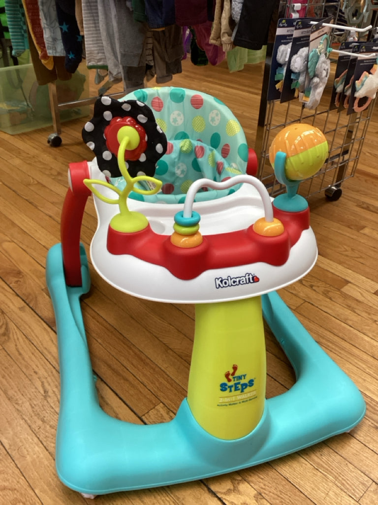 Kolcraft Tiny Steps 2-in-1 Baby Activity Walker