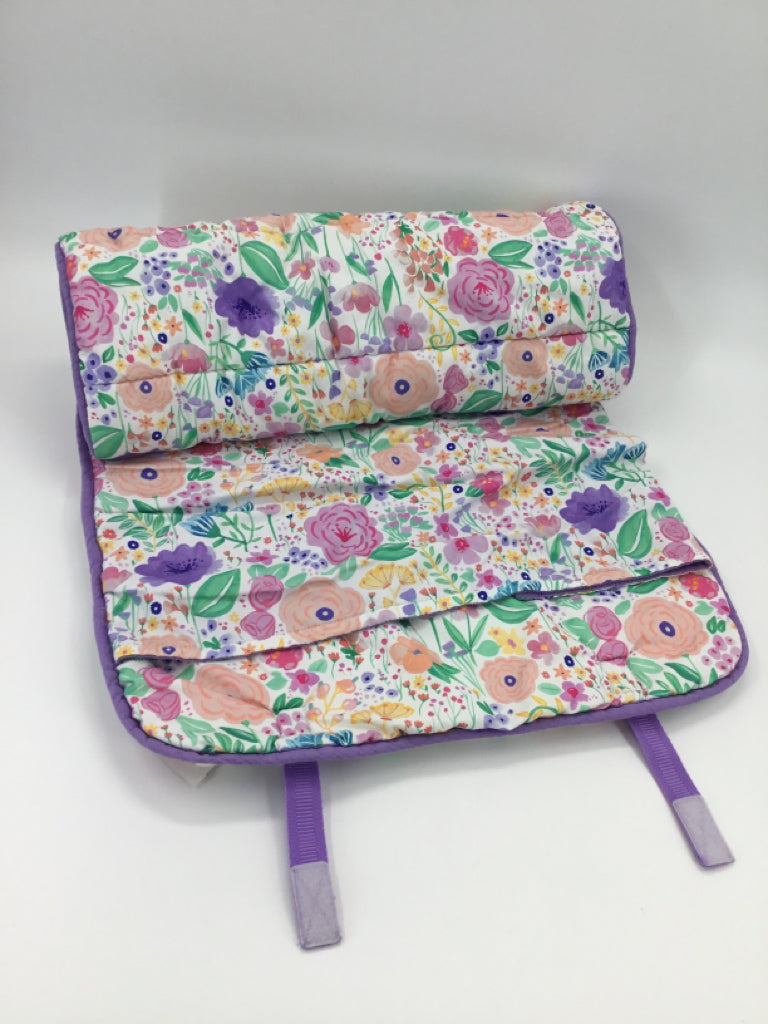 Pottery Barn Kids Purple Print Toddler Sleeping Bag