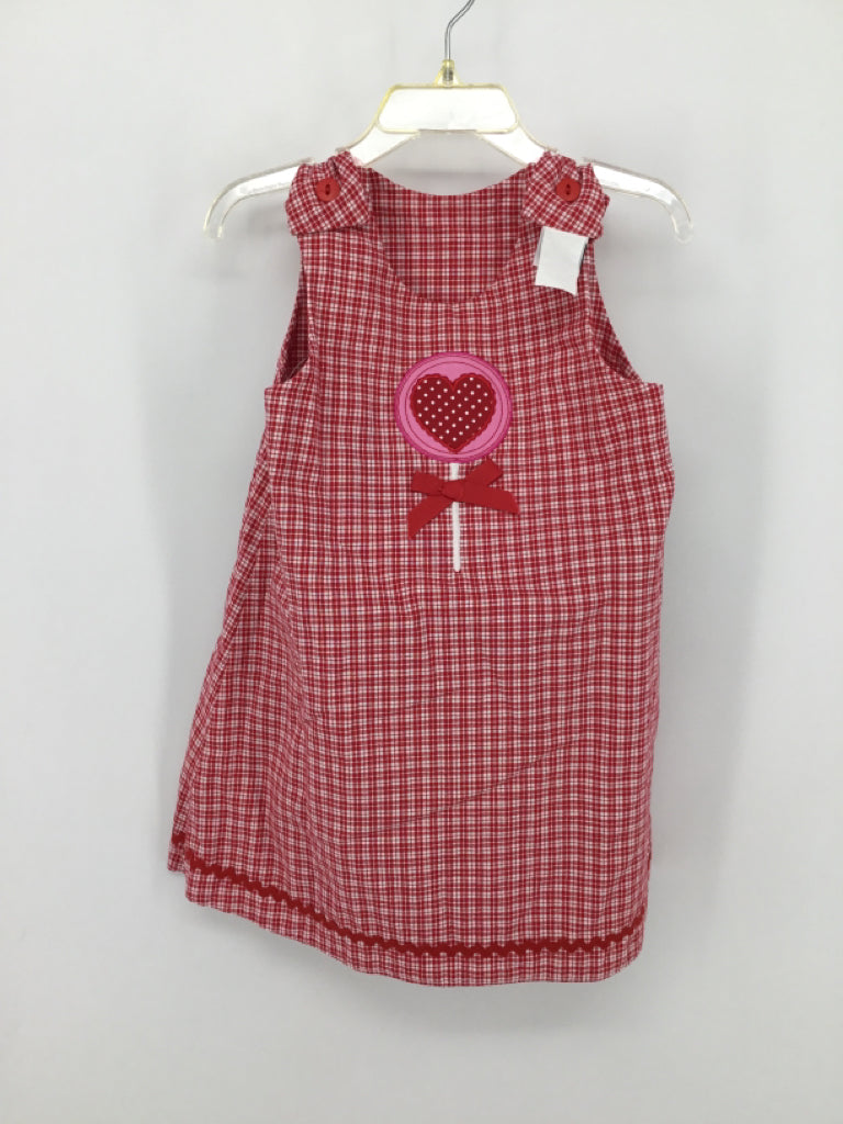 Glorimont Child Size 3 Red Valentine's Day Dress