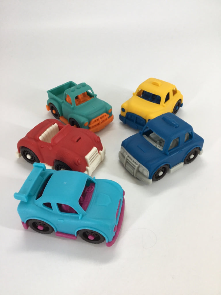 B Toys Happy Cruisers Mini Vehicles - 5 pcs