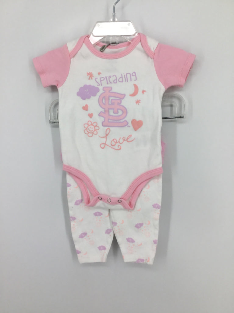 Genuine Merchandise Child Size 0-3 Months Pink Outfit - girls