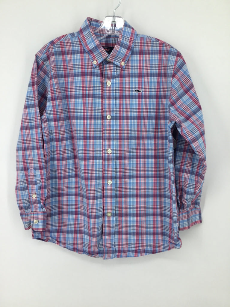 vineyard vines Child Size 8 Multi-Color Plaid Shirt - boys