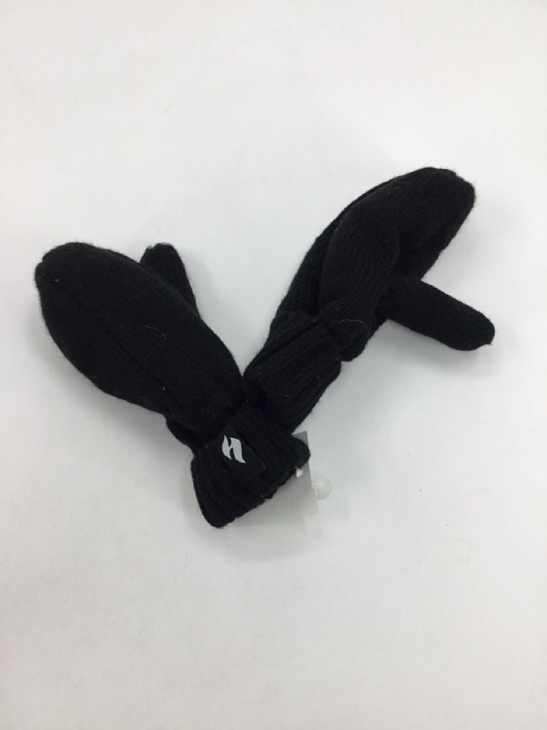 Heat Holders Child Size 2 Black Solid Gloves - boys