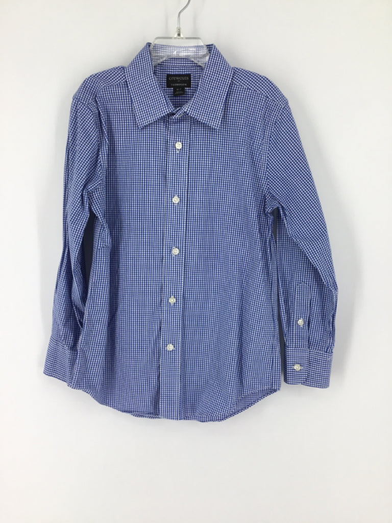 Crewcuts Child Size 6 Blue Checkered Shirt - boys