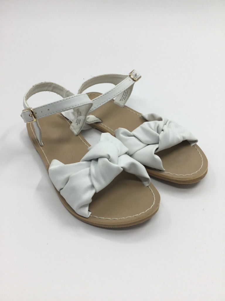Crewcuts Child Size 13 White Sandals/Flip Flops