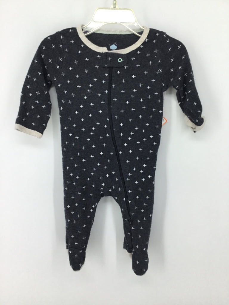 cloud island Child Size 0-3 Months Black Sleepers