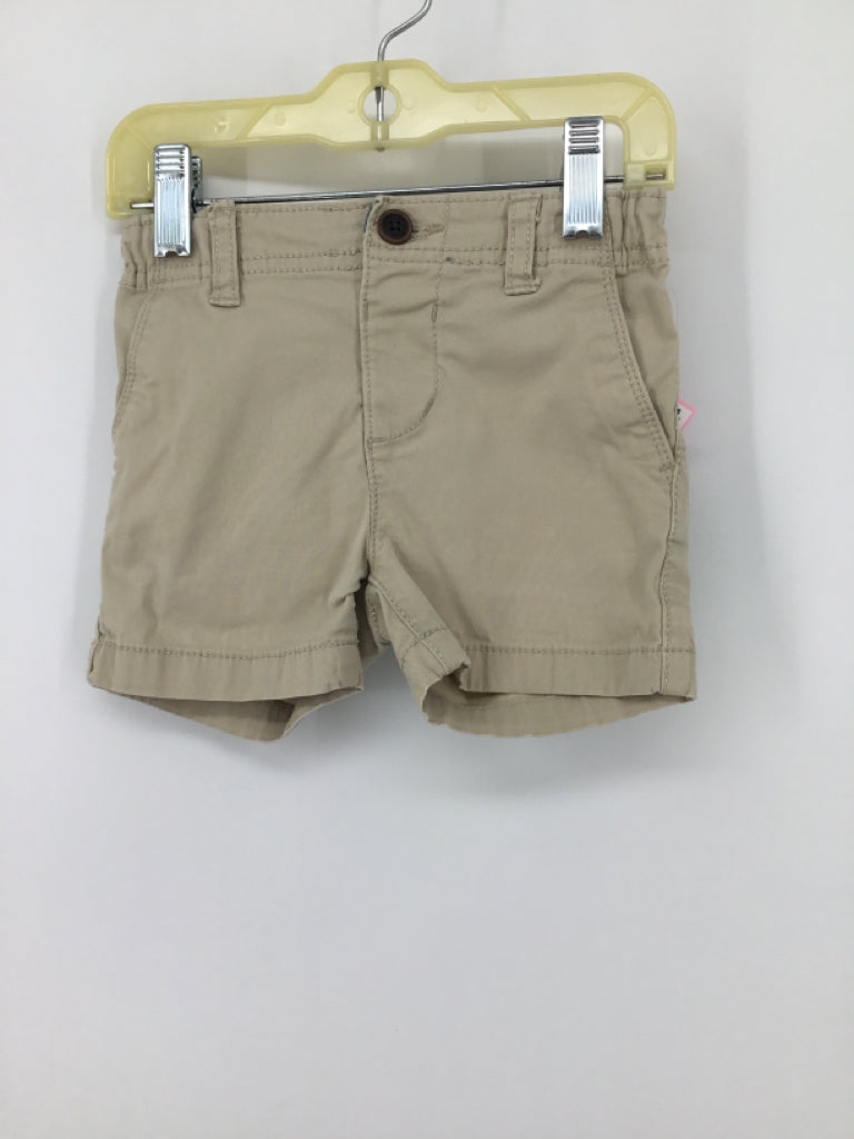 OshKosh B'gosh Child Size 12 Months Tan Solid Shorts - boys