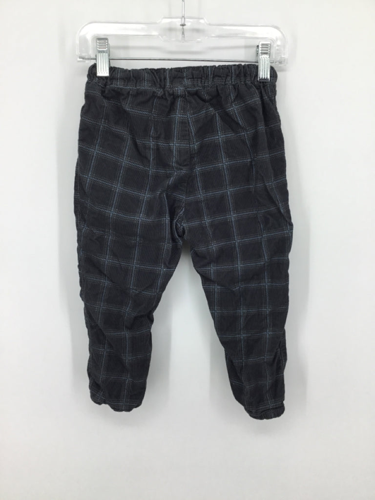 H & M Child Size 2 Gray Plaid Pants - boys