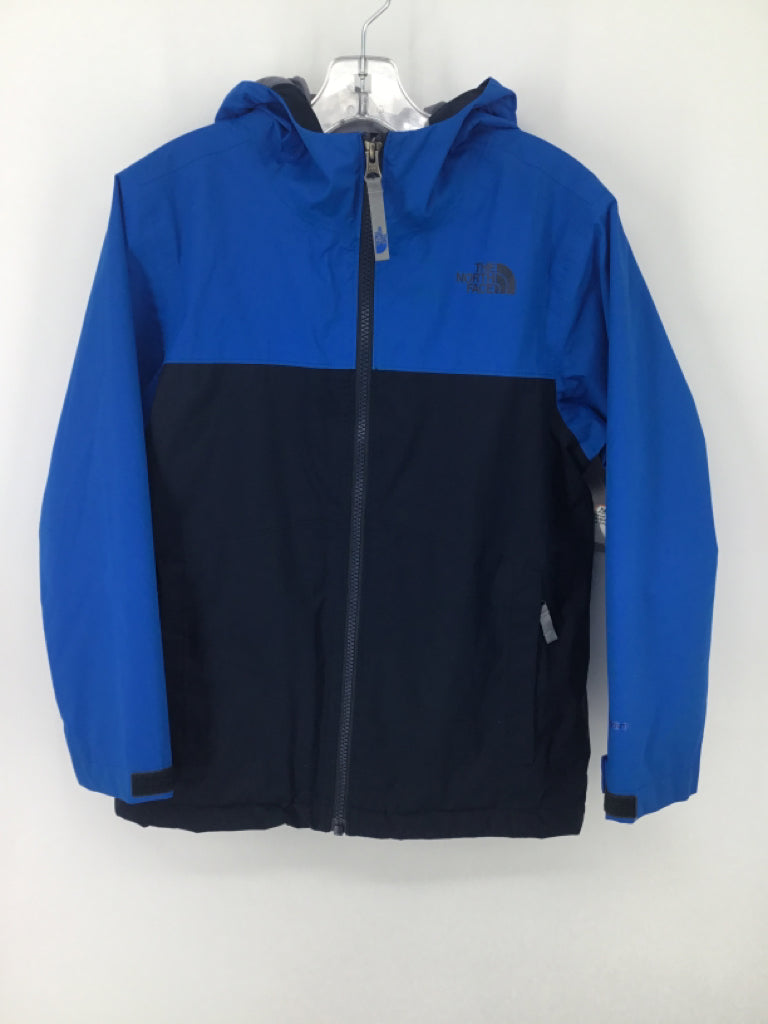 The North Face Child Size 7 Blue Solid Raincoat - boys