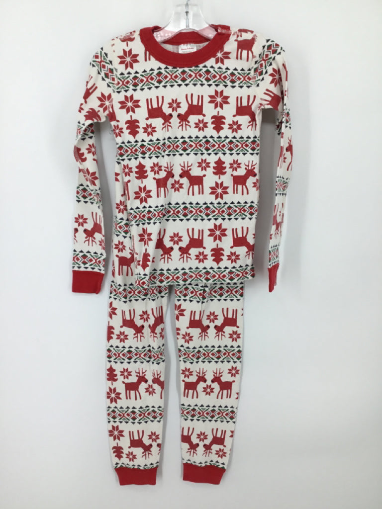 Hanna Andersson Child Size 8 Red Christmas Pajamas