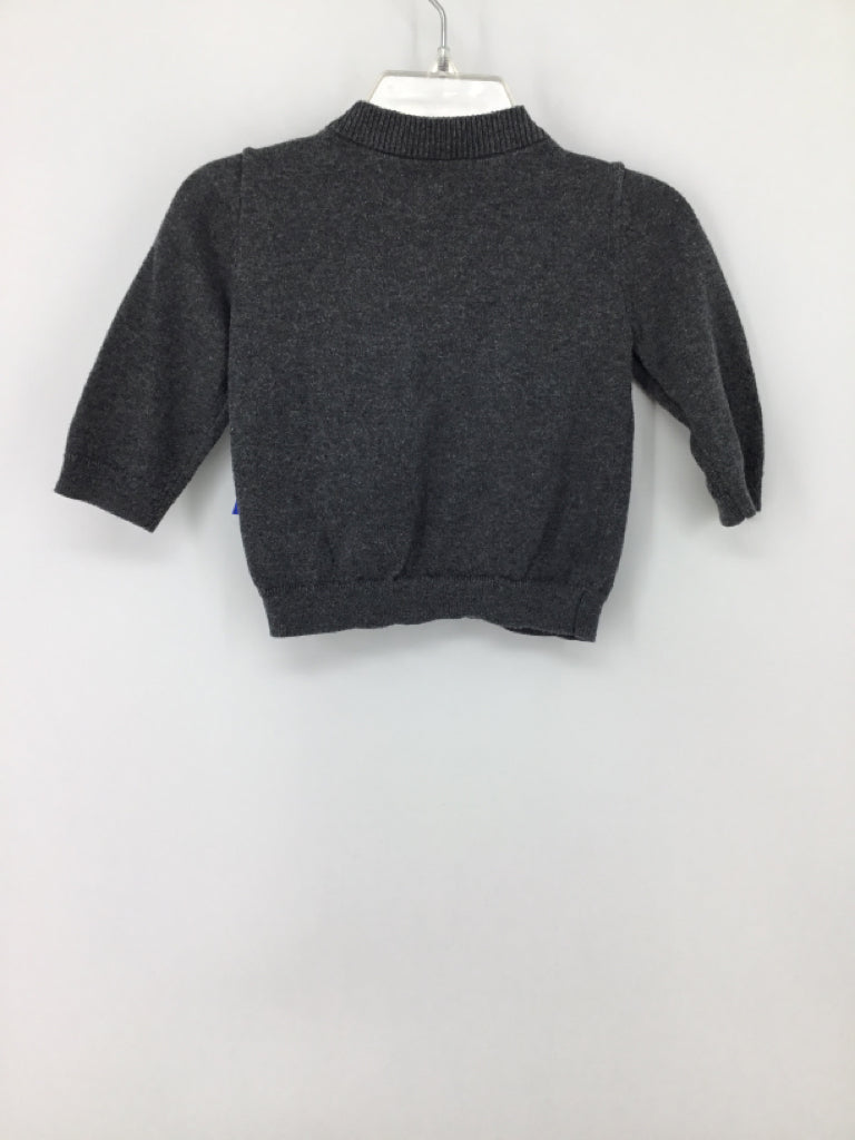 Carter's Child Size 6 Months Gray Solid Sweater - boys
