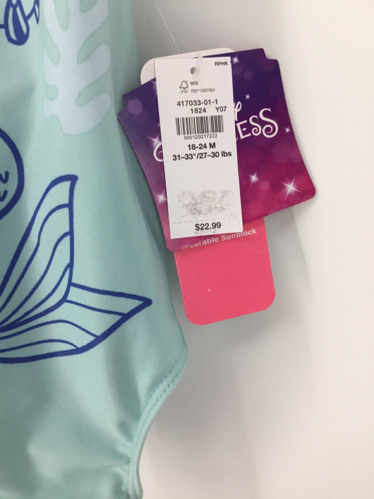 Disney Child Size 18-24 Months Blue Swimwear - girls