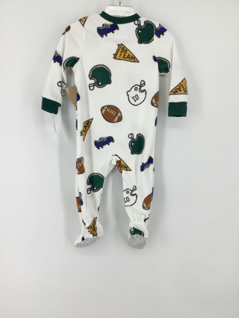 Carter's Child Size 12 Months Green Sleepers