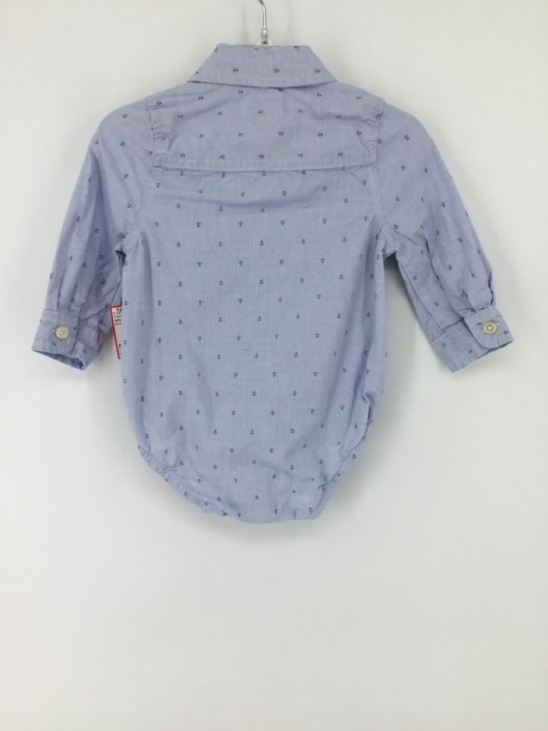 baby B'gosh Child Size 9 Months Blue Onesie