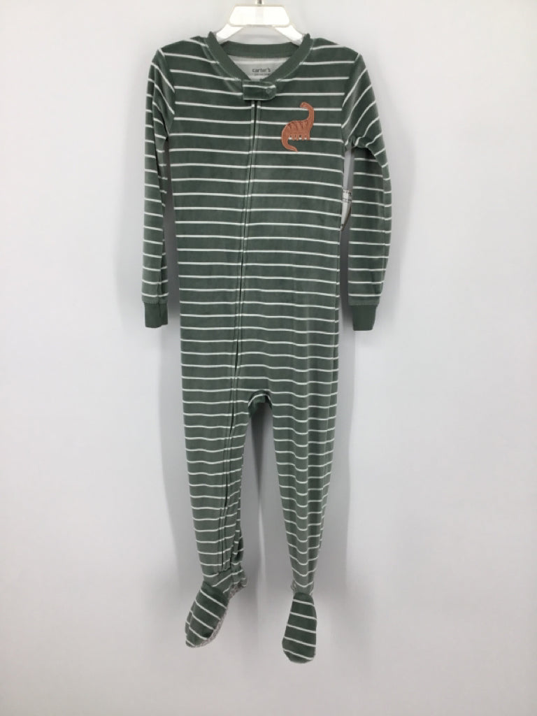 Just One You Made by Carters Child Size 4 Green Sleepers
