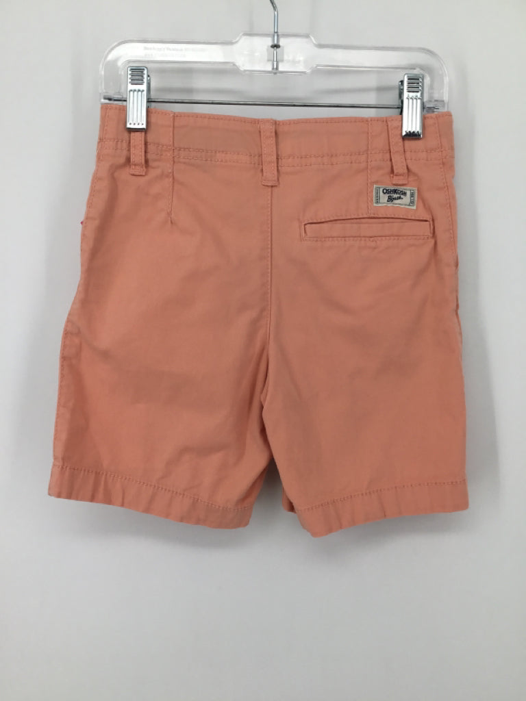OshKosh B'gosh Child Size 5 Peach Solid Shorts - boys