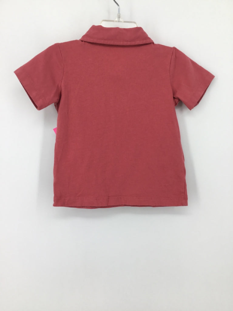 Carter's Child Size 24 Months Pink Solid Shirt - boys