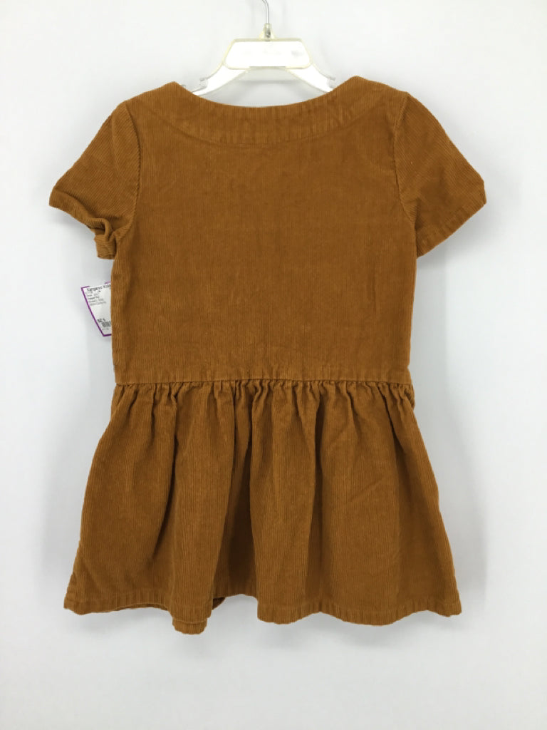 Copper Key Child Size 5 Mustard Dress - girls