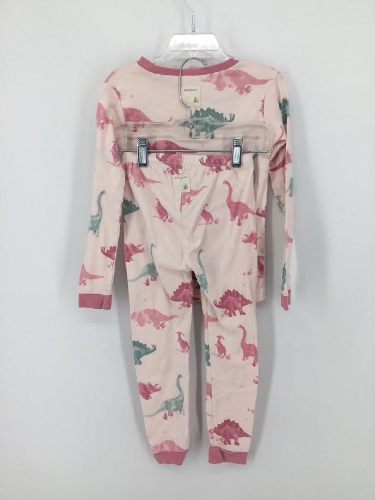 Burt's Bees Baby Child Size 5 Pink Pajamas - girls