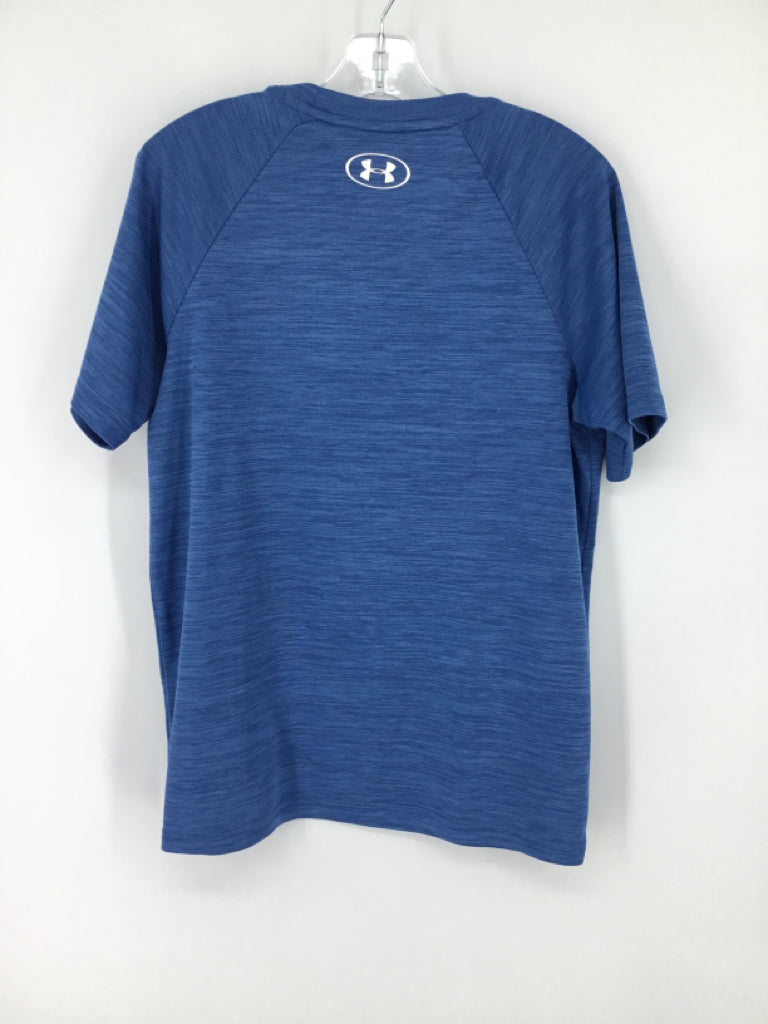 Under Armour Child Size 14 Blue Marbled Shirt - boys