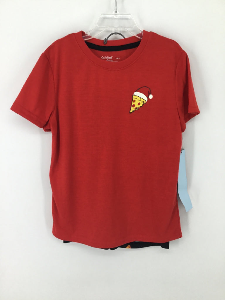 Cat & Jack Child Size 6 Red Christmas Pajamas