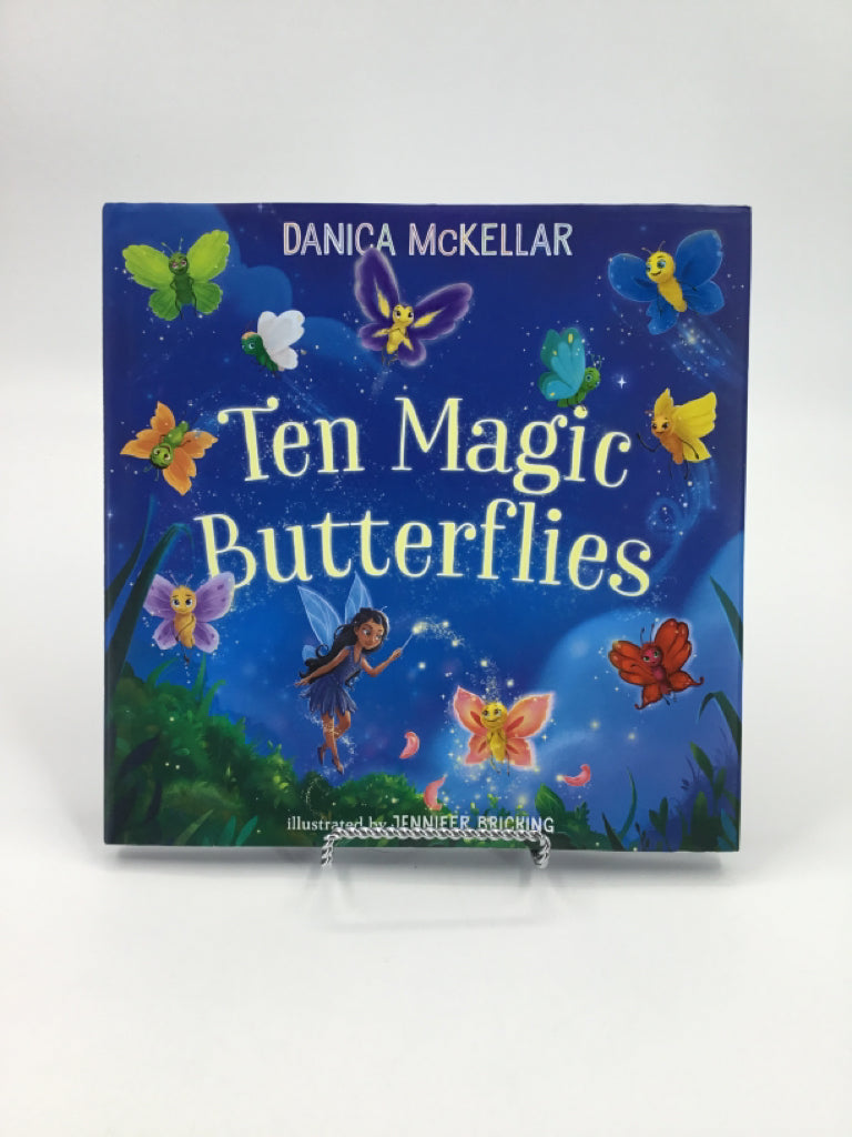 Ten Magic Butterflies Hardcover Book