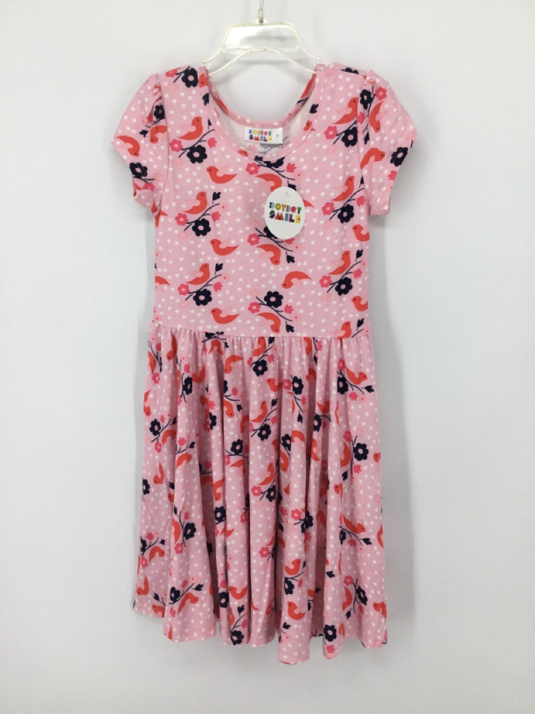 Dot Dot Smile Child Size 7 Pink Dress - girls